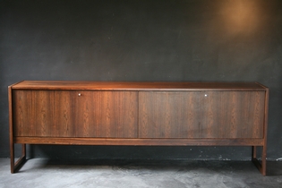 A palissander sideboard with 4 doors by Oswald Vermaercke, V- form