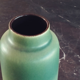 Beautiful green german ceramique vase