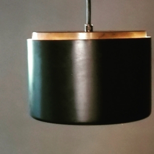 Black and messing pendant light