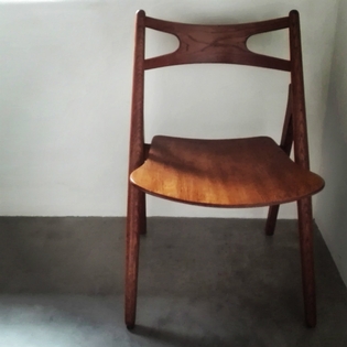 Chair by Hans J Wegner, for Hansen