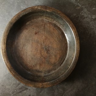 large wooden bowl