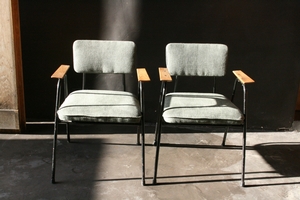 Pair of armchairs by Guariche