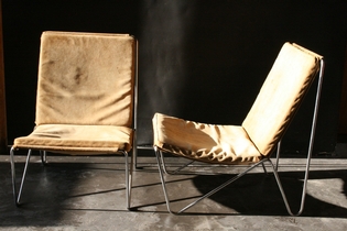 Pair of Bachelor chairs by Verner Panton