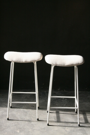 Pair of high stools