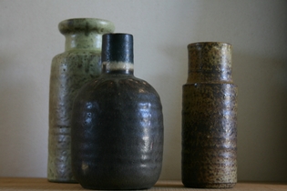 Set of pottery vases.