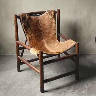 Wooden side chair